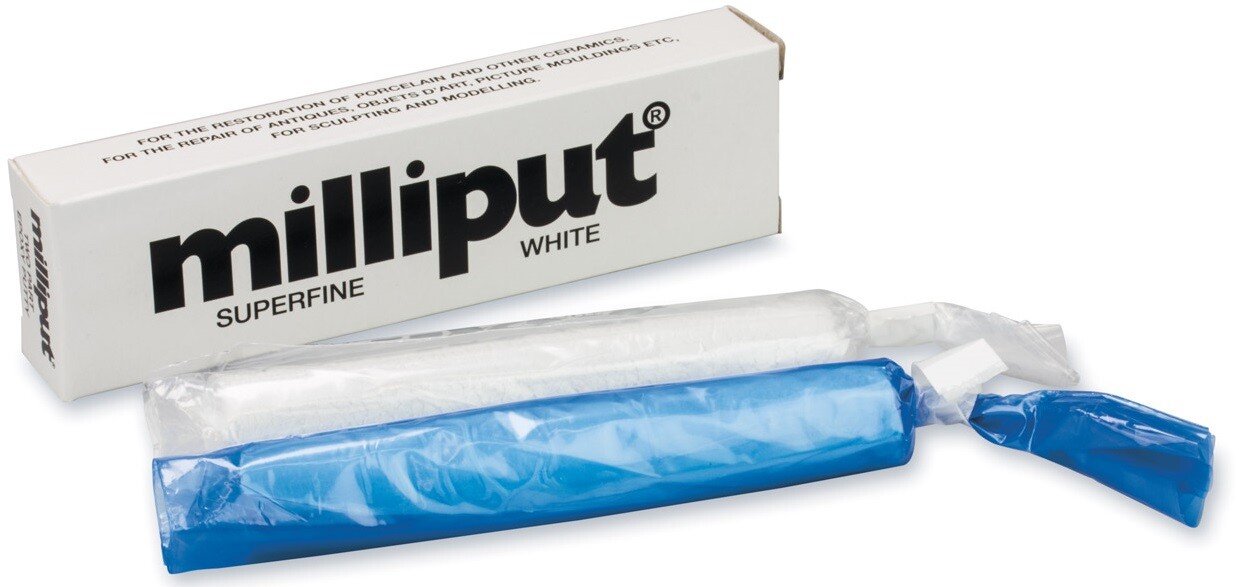 Milliput Putty Superfine White 113g Legendarisk 2-part epoxy putty