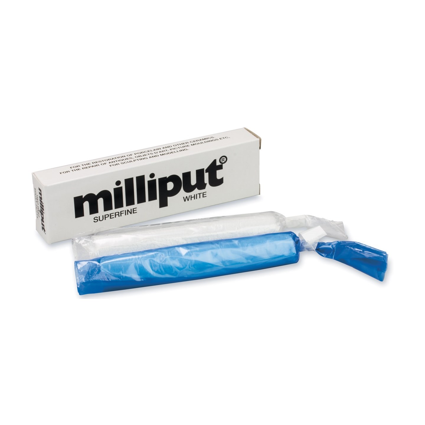 Milliput Putty Superfine White 113g Legendarisk 2-part epoxy putty