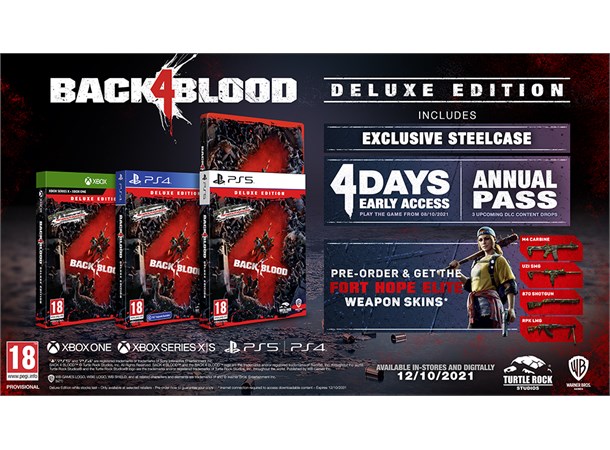 Back 4 Blood Deluxe Edition Xbox 4 dager Early Access + DLC innhold ...