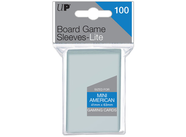 Brädspel Kortskydd 100 st 41x63mm Lite Mini American Board Game Sleeves 
