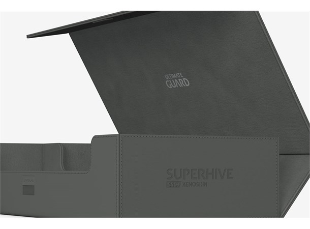 CardBox Superhive Monocolor 550+ Grå Ultimate Guard XenoSkin