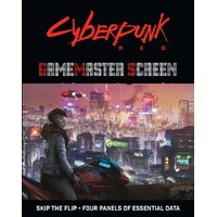 Cyberpunk Red RPG Game Master Screen 