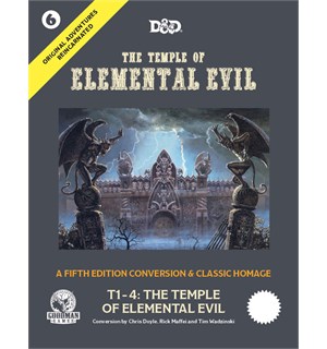 D&D 5E Adventure Temple Elemental Evil Dungeons & Dragons Original Adventures 6 