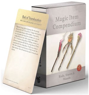 D&D Cards Magic Item Compendium Rods Rods Staves & Wands 
