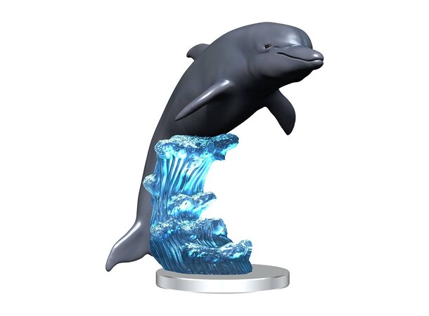D&D Figur Deep Cuts Dolphins Dungeons & Dragons - Ej målad 