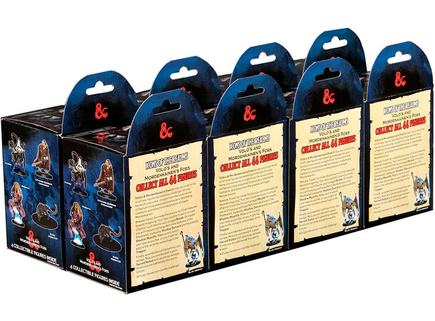 D&D Figur Icons Volos/Mordenkainen Brick Display - 8 bokser á 4 figurer per boks 