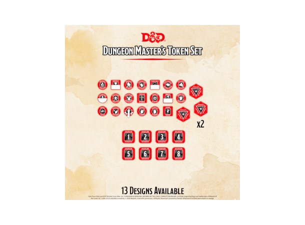 D&D Token Set DM Dungeon Master Dungeons & Dragons