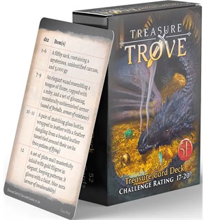 D&D Treasure Trove Deck CR 17-20 Dungeons & Dragons - 52 kort 