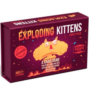 Exploding Kittens Party Pack - Norsk Opptil 10 spillere 