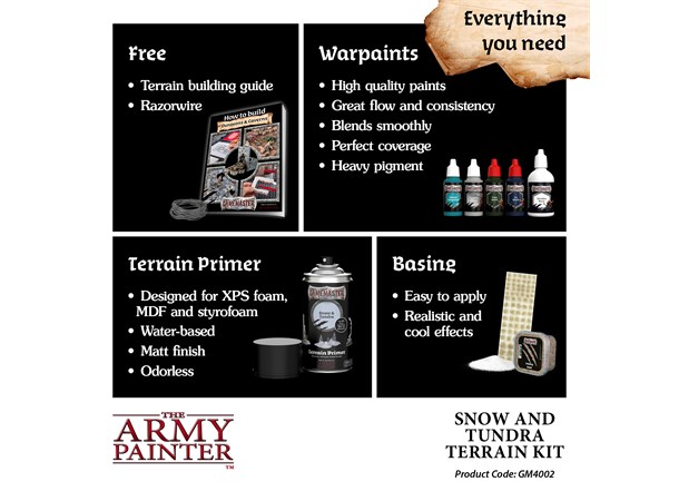 GameMaster Terrain Kit Snow & Tundra The Army Painter