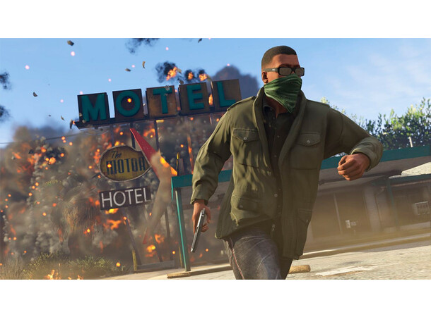 Grand Theft Auto 5 Premium Edition PS4 GTA 5/GTA V med GTA Online innhold 