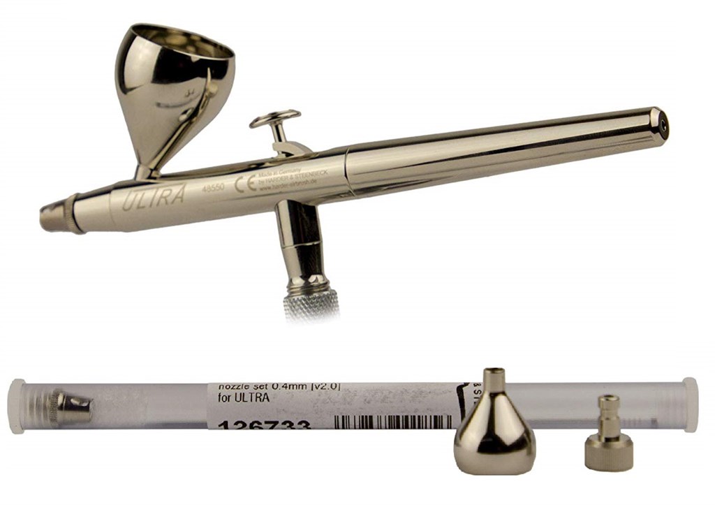 Harder&Steenbeck Ultra 2in1 Airbrush Two in One med 0,2 & 0,4mm needle