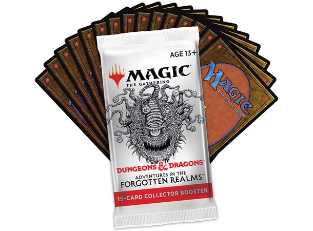 Magic Forgotten Realms Coll Booster 15 kort + 1 foil token per pakke