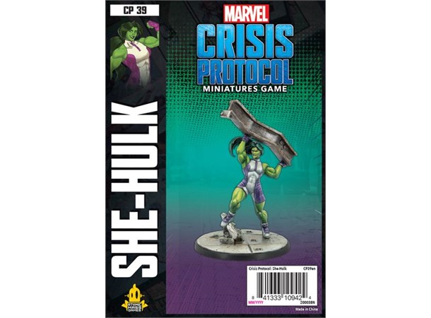 Marvel Crisis Protocol She Hulk Exp Utvidelse til Marvel Crisis Protocol