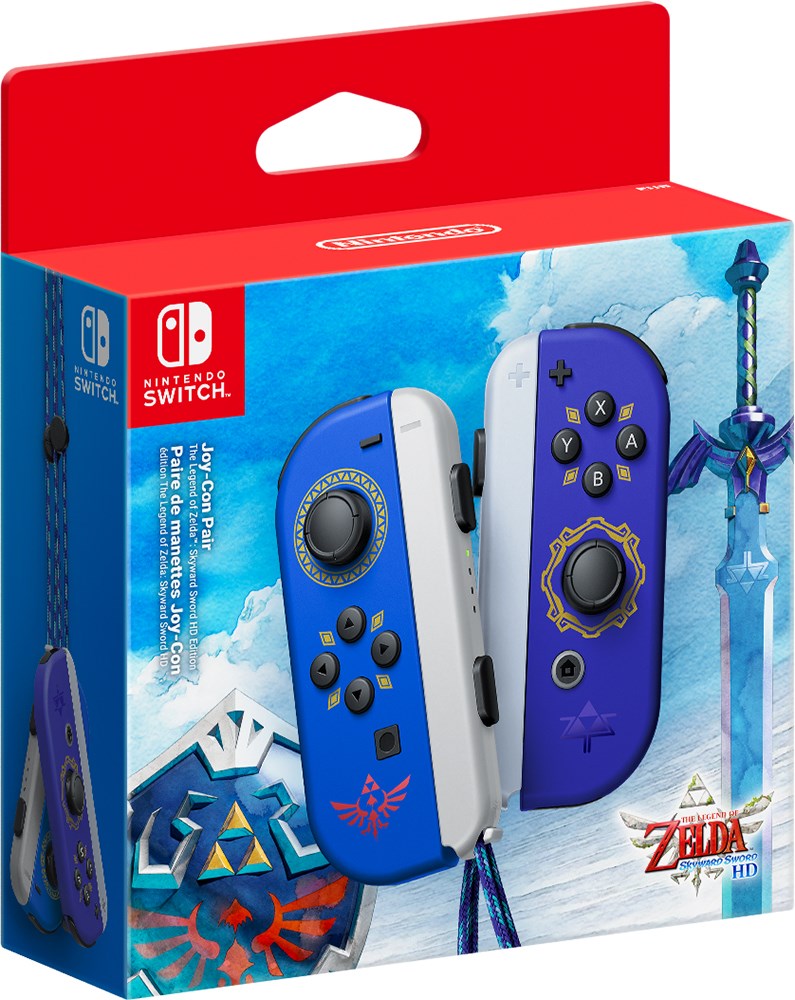 Nintendo Switch Joy Con Zelda Edition The Legend of Zelda Skyward Sword