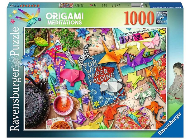 Origami Meditations 1000 biter Puslespil Ravensburger Puzzle