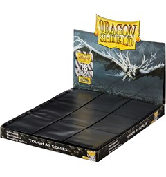 Plastlomme 18-Pocket SideLoad Svart x 50 Dragon Shield Pages Passer Double Sleeve