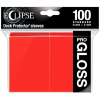 Sleeves Eclipse Pro Gloss Röd x100 Ultra Pro Kortskydd / Deck Protector