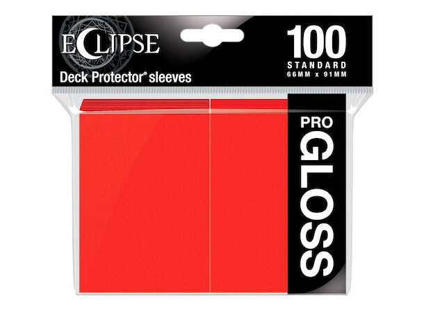 Sleeves Eclipse Pro Gloss Röd x100 Ultra Pro Kortskydd / Deck Protector 