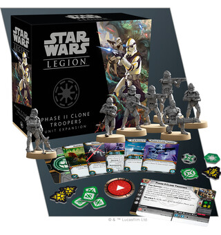 Star Wars Legion Phase II Clone Troopers Utvidelse til Star Wars Legion