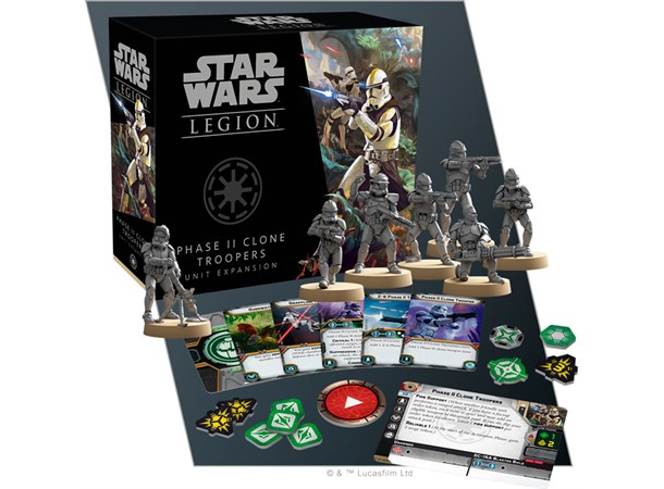 Star Wars Legion Phase II Clone Troopers Utvidelse til Star Wars Legion
