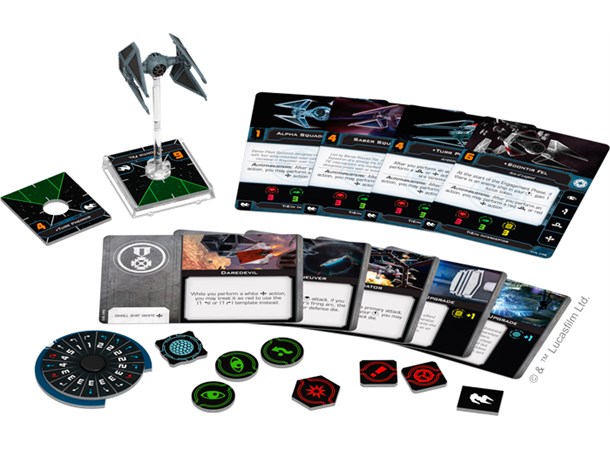 Star Wars X-Wing TIE/in Interceptor Exp Utvidelse til Star Wars X-Wing 2nd Ed