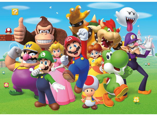 Super Mario 1000 bitar Pussel Ravensburger Puzzle 