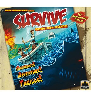 Survive Escape From Atlantis Brettspill 30th Anniversary Edition 