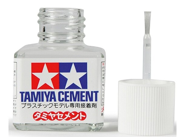 Tamiya Cement (Lim) - 40ml Flytande cement/lim för byggsatser 