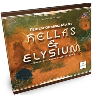 Terraforming Mars Hellas Elysium Norsk Utvidelse til Terraforming Mars 