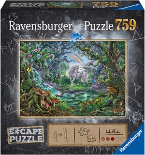 Unicorn 759 biter Puslespill Ravensburger Escape Room Puzzle 