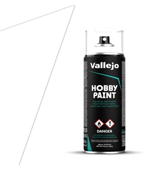 Vallejo Hobby Paint Spray White 400ml Sprayboks - Surface Primer