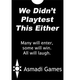 We Didnt Playtest This Either Brettspill
