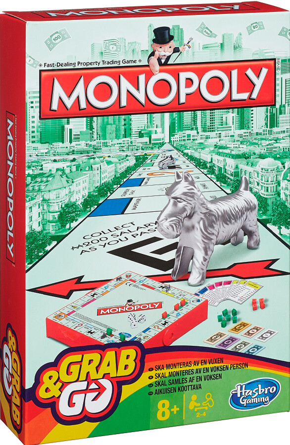 Monopoly Brettspill - Reiseutgave Norsk utgave