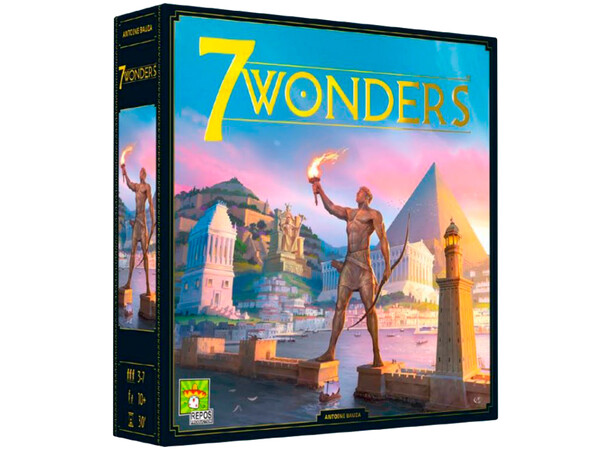7 Wonders Brettspill - Norsk Grunnspill 2nd Edition 