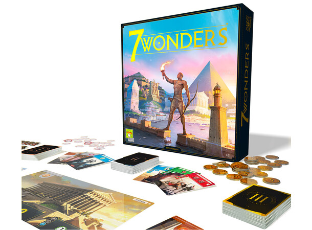 7 Wonders Brettspill - Norsk Grunnspill 2nd Edition 
