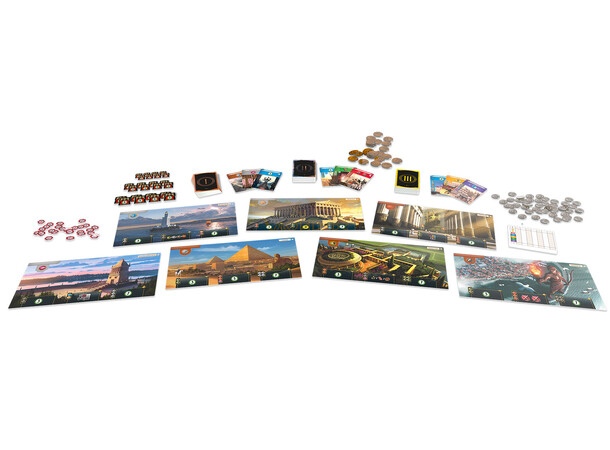 7 Wonders Brettspill - Norsk Grunnspill 2nd Edition 