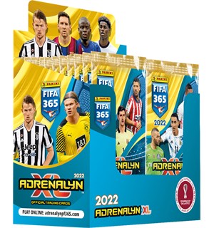 AdrenalynXL FIFA 365 2022 Display Fotballkort - 50 boosterpakker á 6 kort 