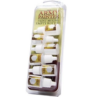 Army Painter Paint Mixing Empty Bottles 12ml flasker - 6 stk