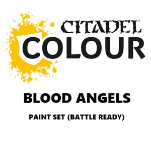 Blood Angels Paint Set Battle Ready Paint Set for din hær 
