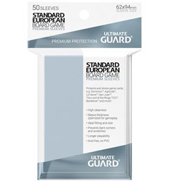 Brettspill Kortbeskyttere 50stk 62x94mm EU Standard - Ultimate Guard