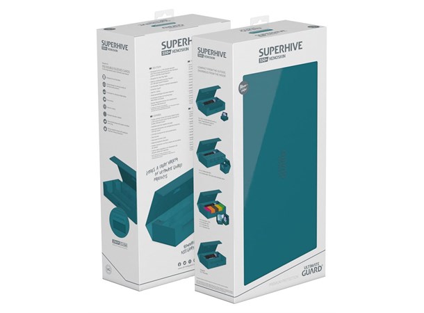 CardBox Superhive Monocolor 550+ Petrol Ultimate Guard XenoSkin