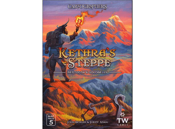 Cartographers Map Pack 5 Kethras Exp Expansion till Cartographers + Heroes 