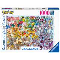 Challenge Pokemon 1000 bitar Pussel Ravensburger Puzzle