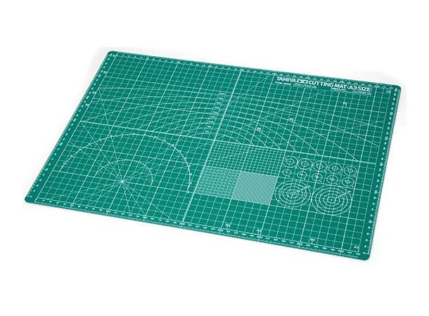 Cutting Mat - A3 45x32cm - Grön Tamiya Skärmatta 