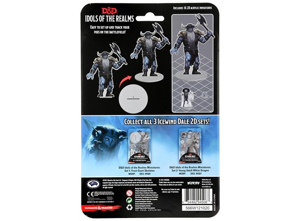D&D Figur Idols 2D Icewind Dale Set 2 Idols of the Realms Frost Giant
