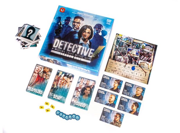 Detective Season One Brettspill A Modern Crime Board Game