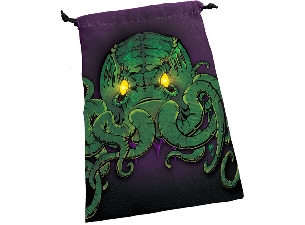 Dice Bag Cthulhu Med plats för 100+ tärningar 