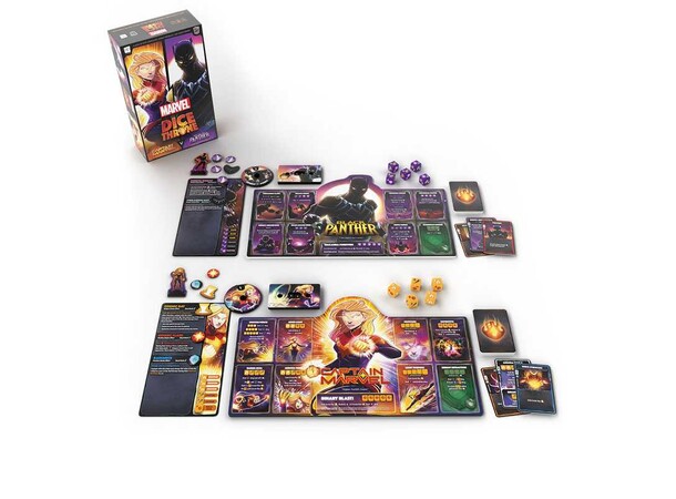 Dice Throne Marvel 2 Hero Box 1 Captain Marvel / Black Panther 
