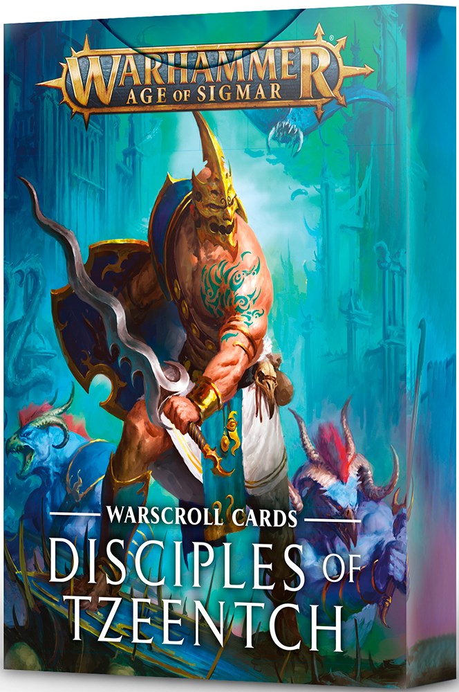 Disciples of Tzeentch Warscroll Cards Warhammer Age of Sigmar - Gamezone.no